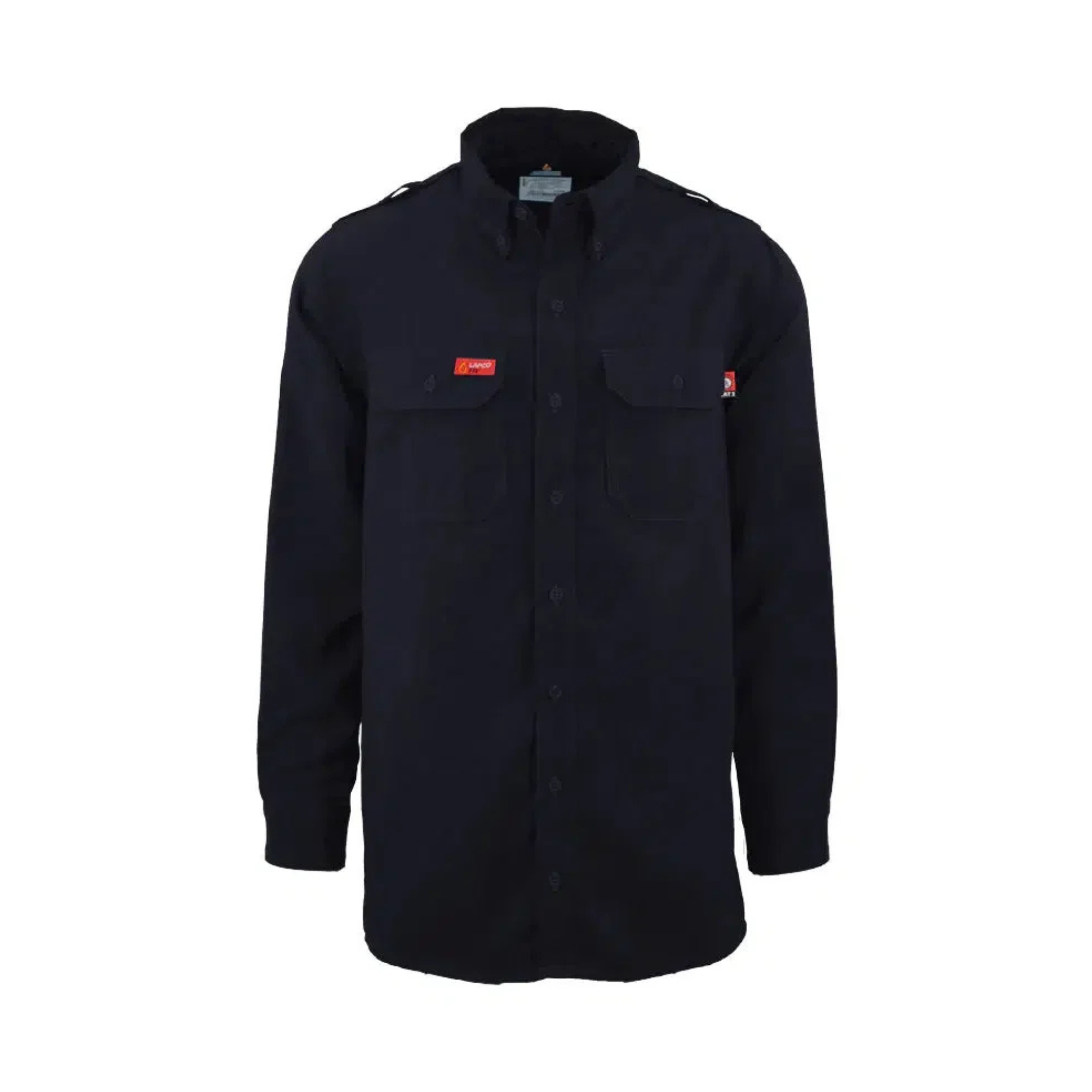 LAPCO FR Navy 5.5oz. FR DH Air Work Shirt from Columbia Safety